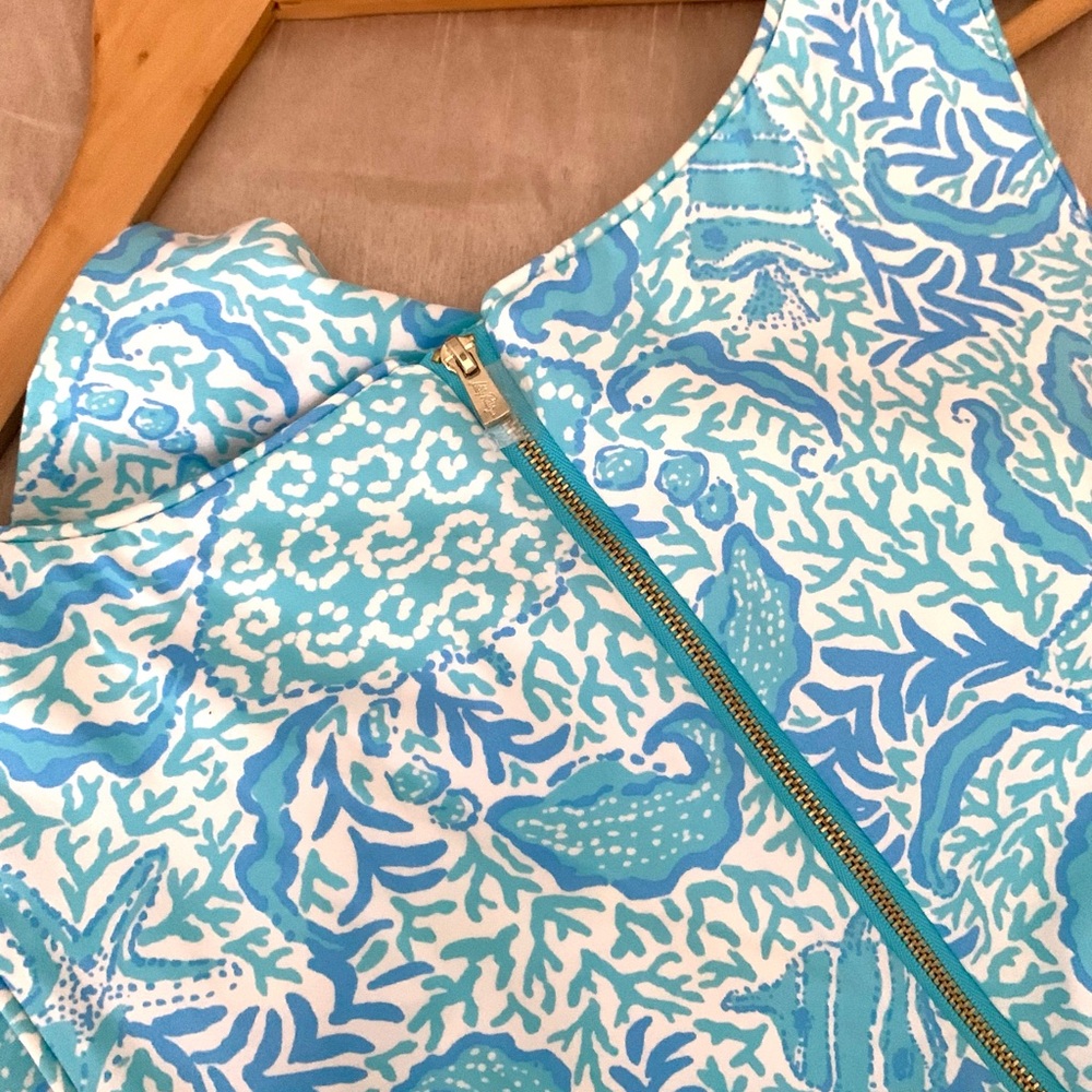 Lilly Pulitzer The Lilly Shift Dress *Goombay Grooves* Resort White - Picture 15 of 15